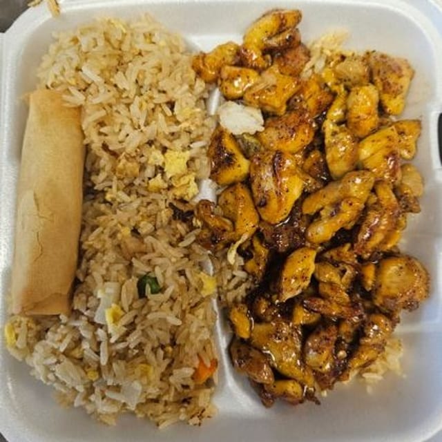 Hibachi Black Pepper Chicken.