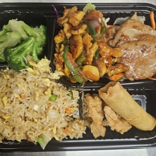 Bento Hibachi Chicken & BBQ Chicken