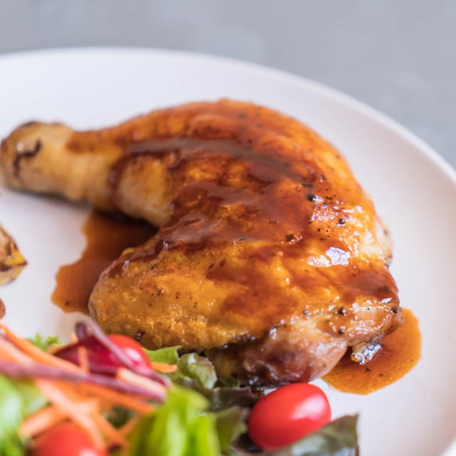 Black Pepper BBQ Chicken.